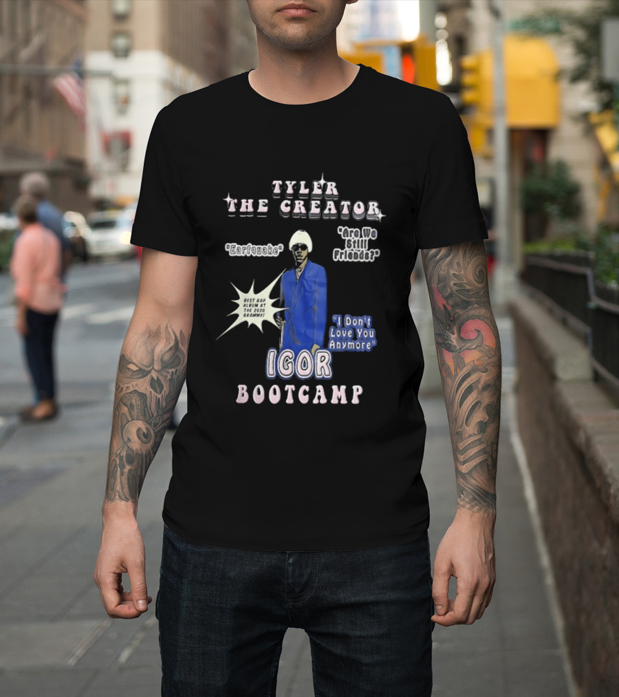 Tyler The Creator Igor Bootcamp Earfquake Are We Still Friends I Don't Love You Anymore Sunglasses Wig T-Shirt