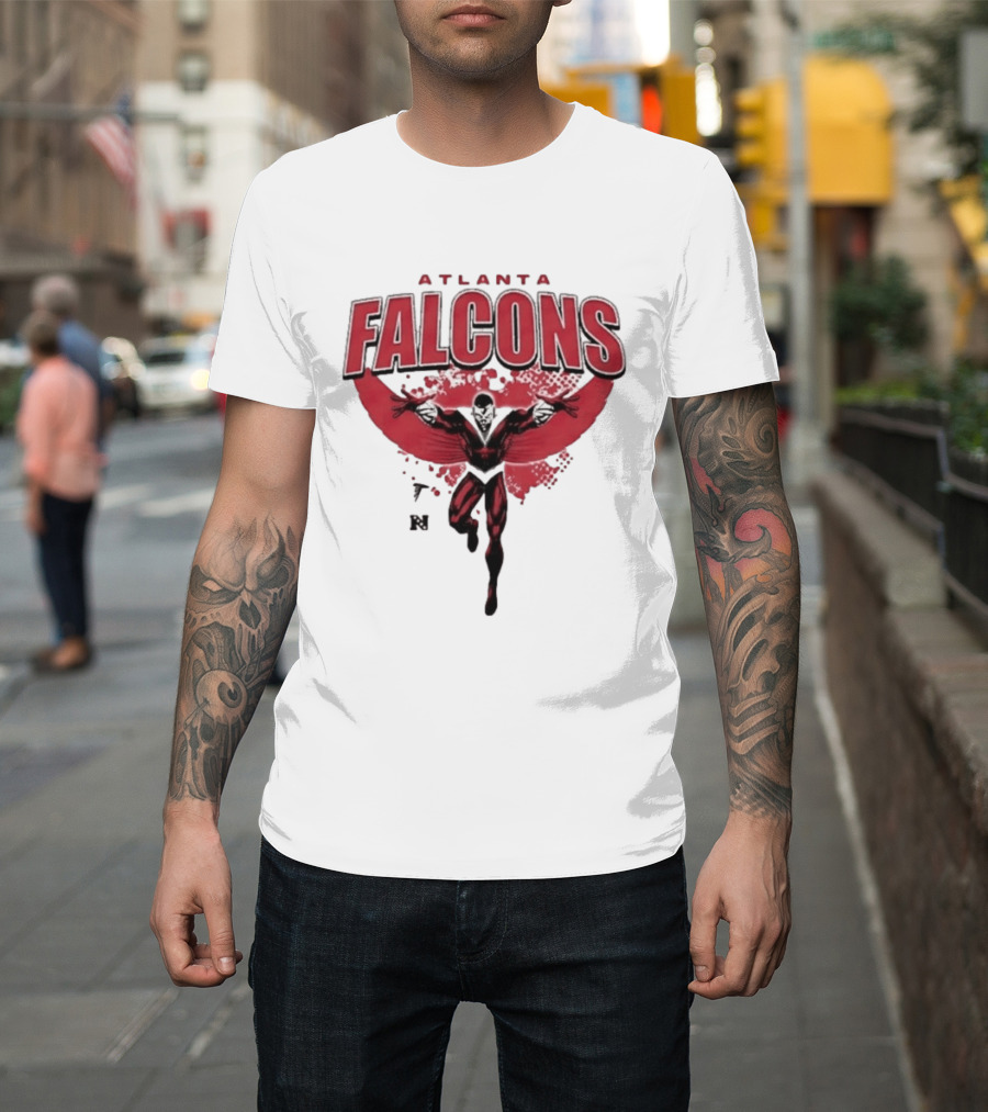Atlanta Falcons Superhero T-Shirt