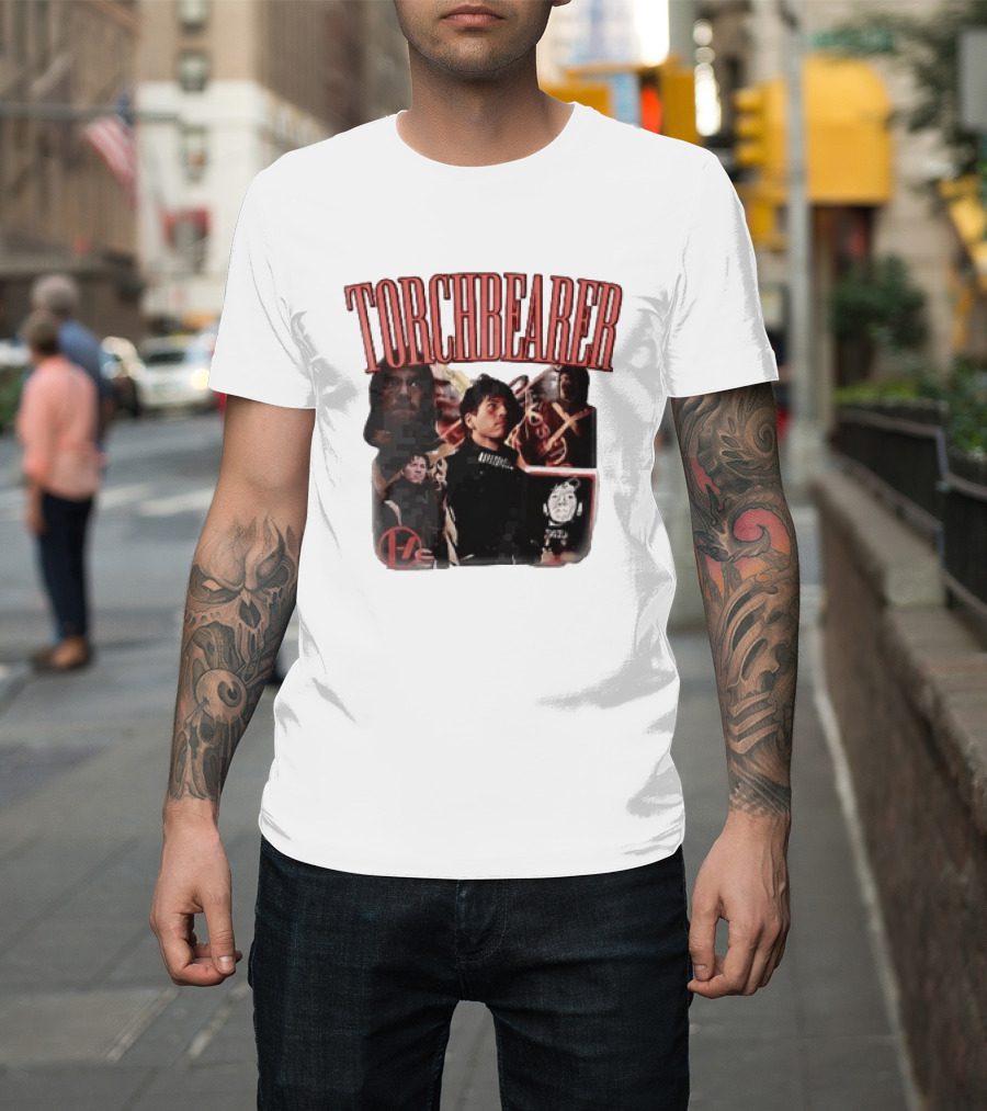 TORCHBEARER Twenty One Pilots Josh Dun Photo Collage Bootleg T-Shirt