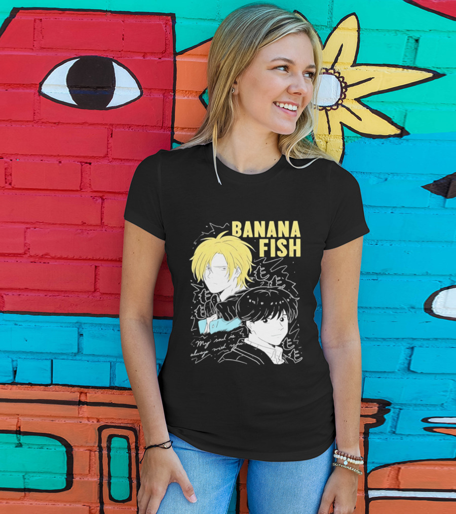 Banana Fish Ash And Eiji My Soul Is Always With You Anime Duo T-Shirt