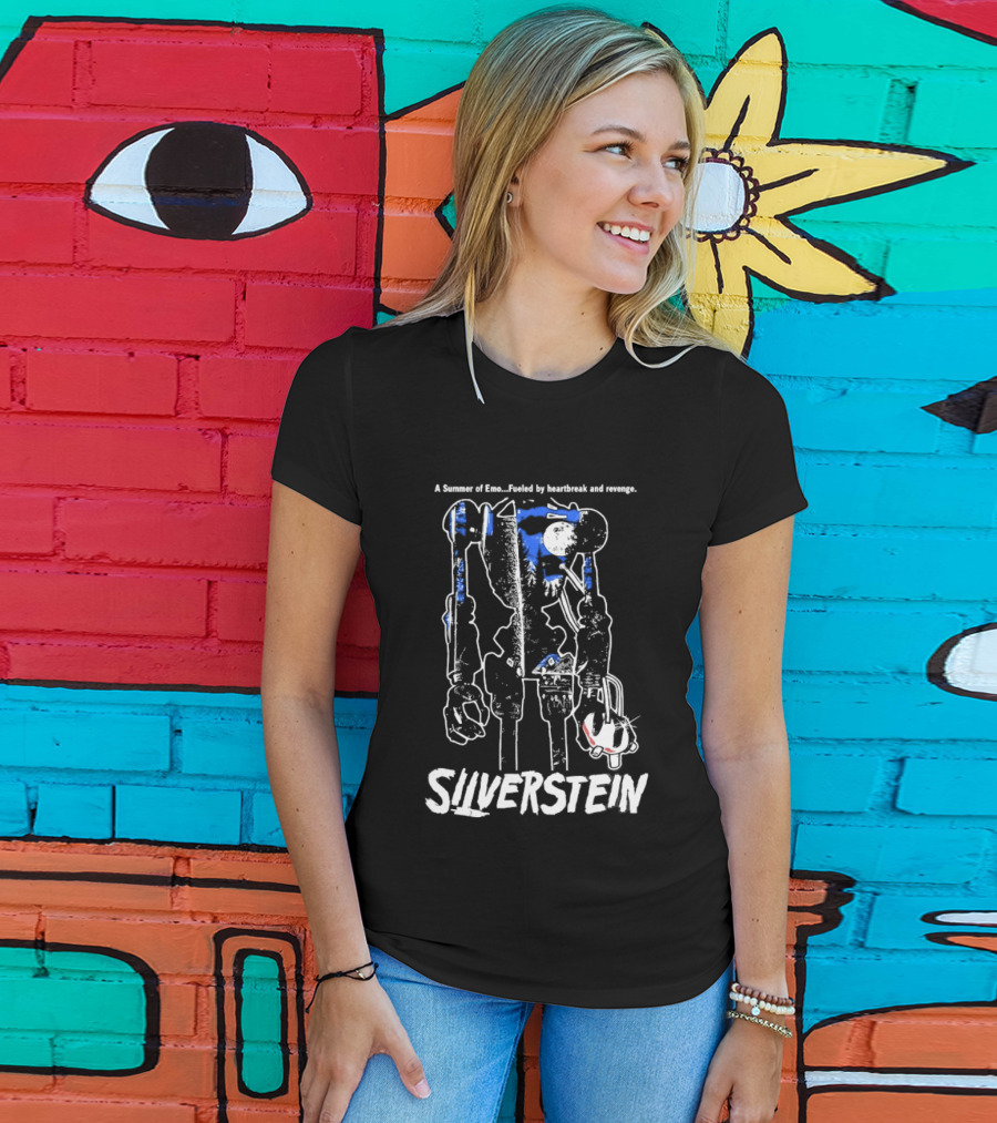 Silverstein A Summer Of Emo Fueled By Heartbreak And Revenge Robot T-Shirt