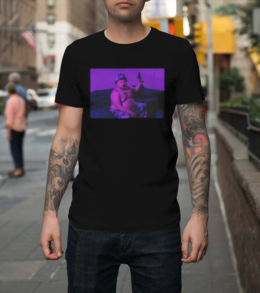 Stavvy Store Victory Or Else Humor Statement With Gun Image T-Shirt