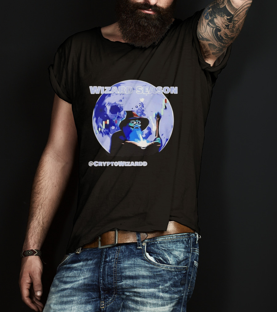 Wizard Season Crypto Trading Bitcoin Wizardry Trend @CryptoWizardd T-Shirt