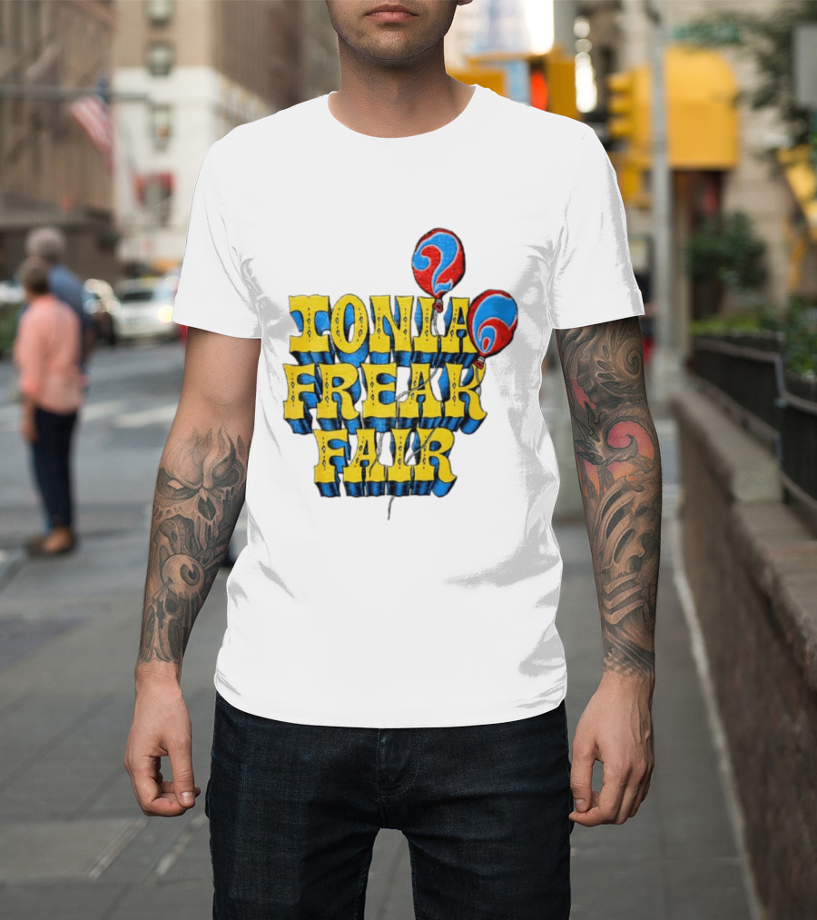 Ionia Freak Fair Colorful Balloon T-Shirt