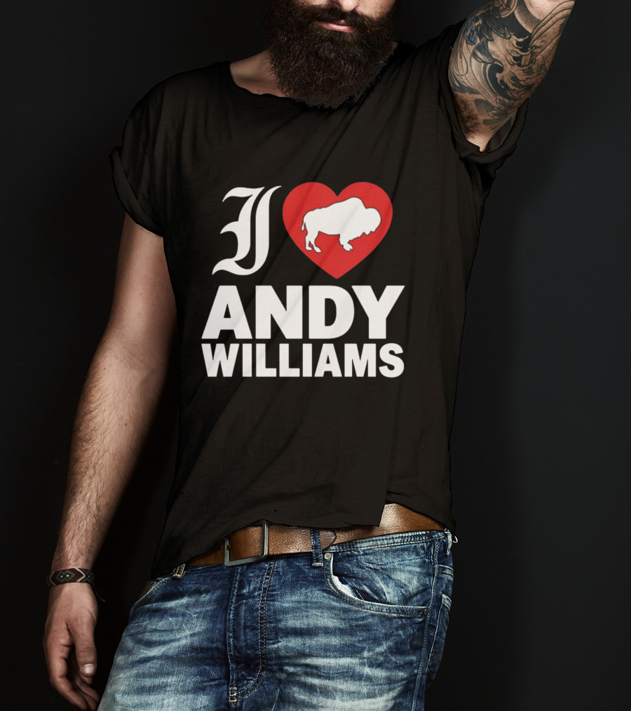 Andy Williams 2026 I Heart Buffalo T-Shirt