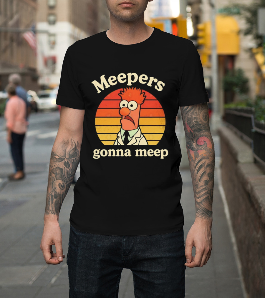 Meepers Gonna Meep Beaker Retro Muppets T-Shirt