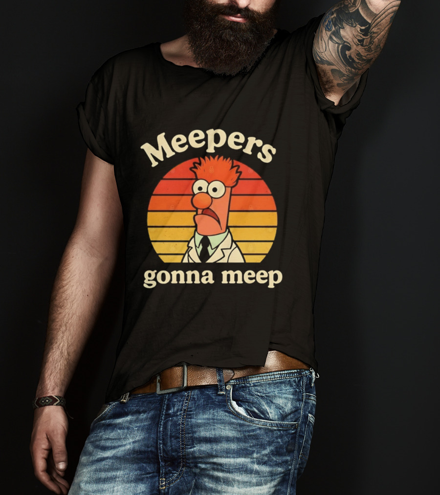 Meepers Gonna Meep Beaker Retro Muppets T-Shirt
