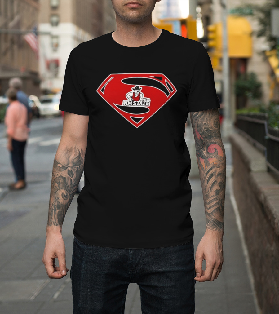 New Mexico State Aggies NM State Superman T-Shirt