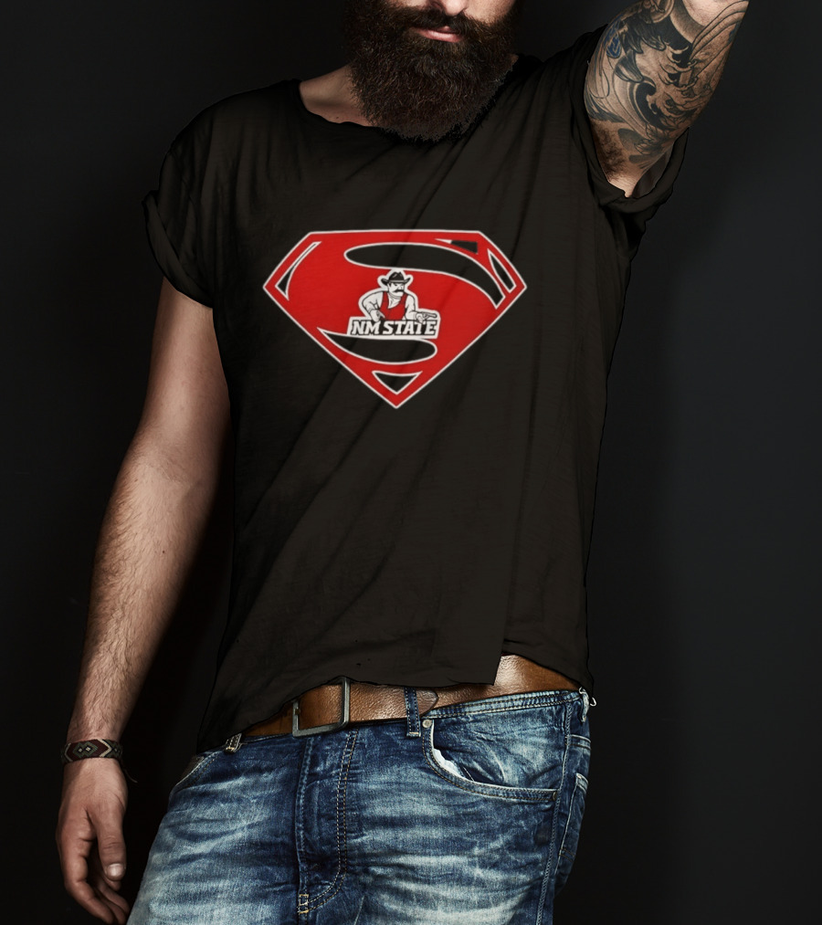 New Mexico State Aggies NM State Superman T-Shirt