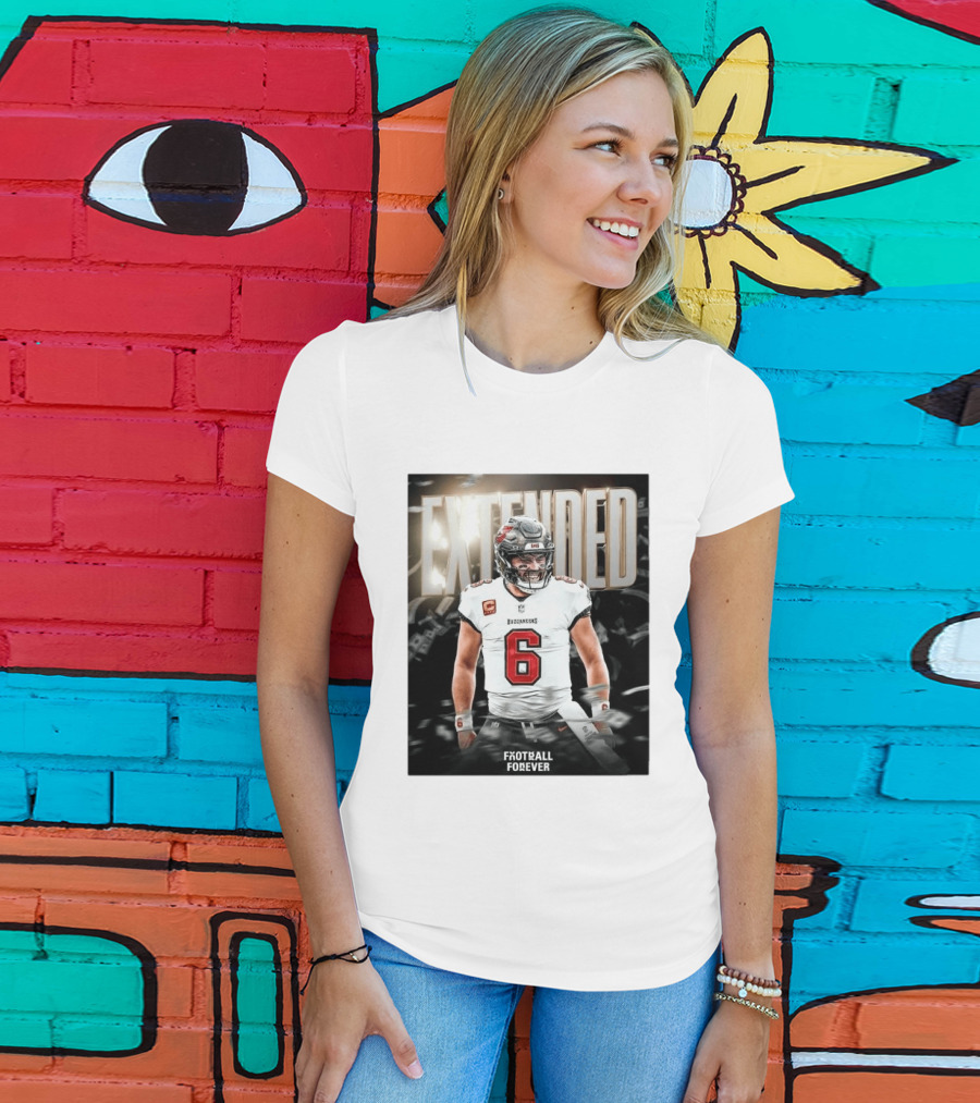 Extended Baker Mayfield Tampa Bay Football Forever T-Shirt