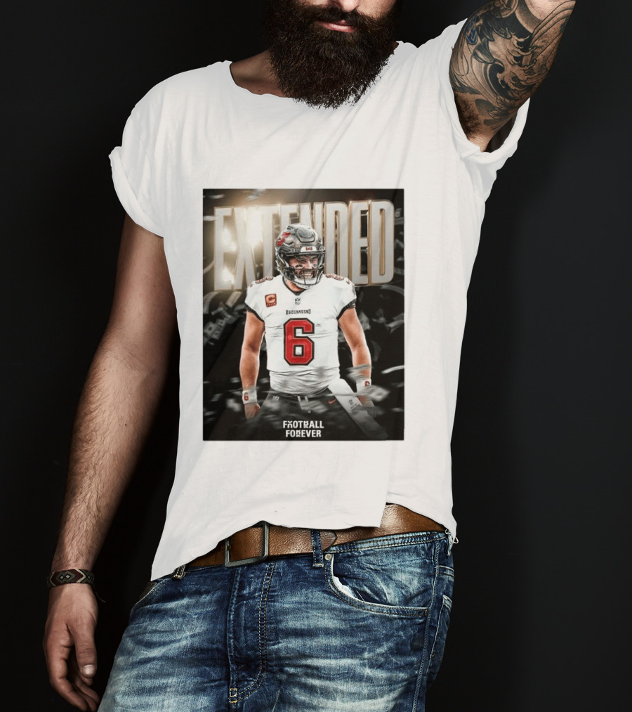 Extended Baker Mayfield Tampa Bay Football Forever T-Shirt