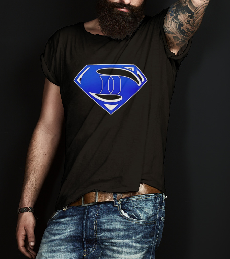 Duke Blue Devils Superman NCAA College Basketball T-Shirt