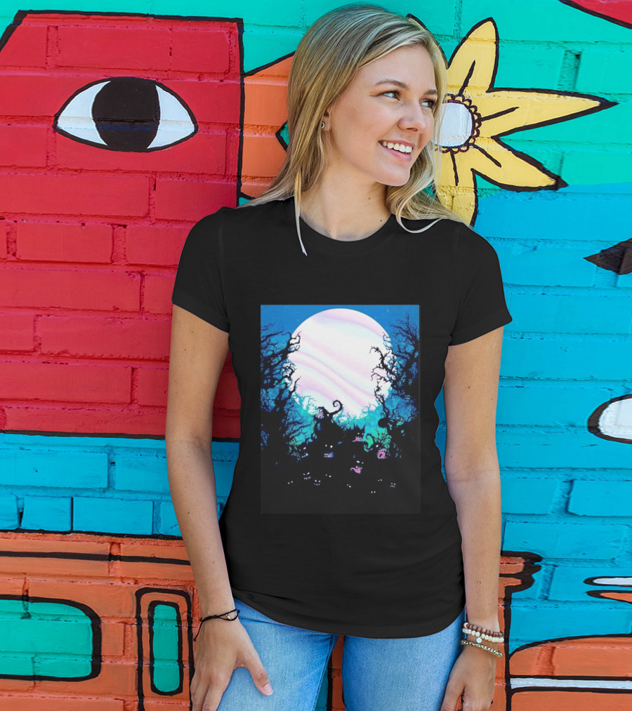 Gallows Orchestra Of Wolves Collection Full Moon Enchanted Forest Creatures T-Shirt