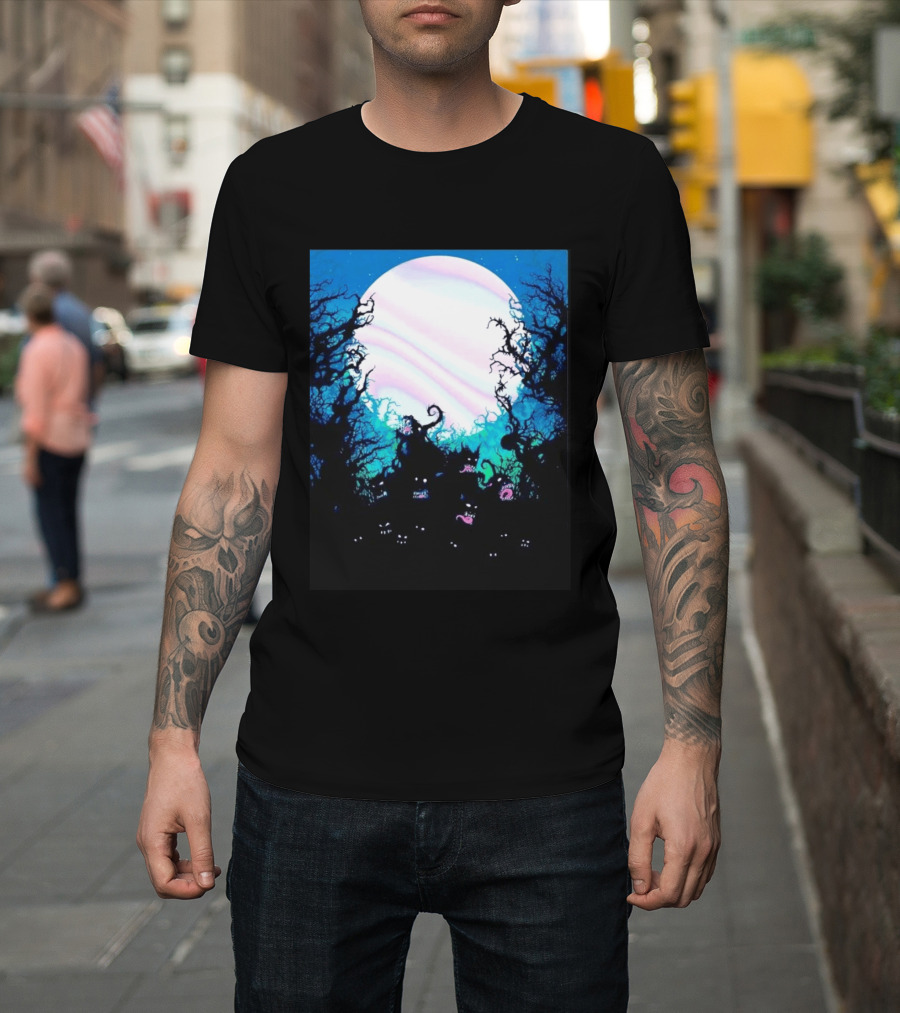 Gallows Orchestra Of Wolves Collection Full Moon Enchanted Forest Creatures T-Shirt