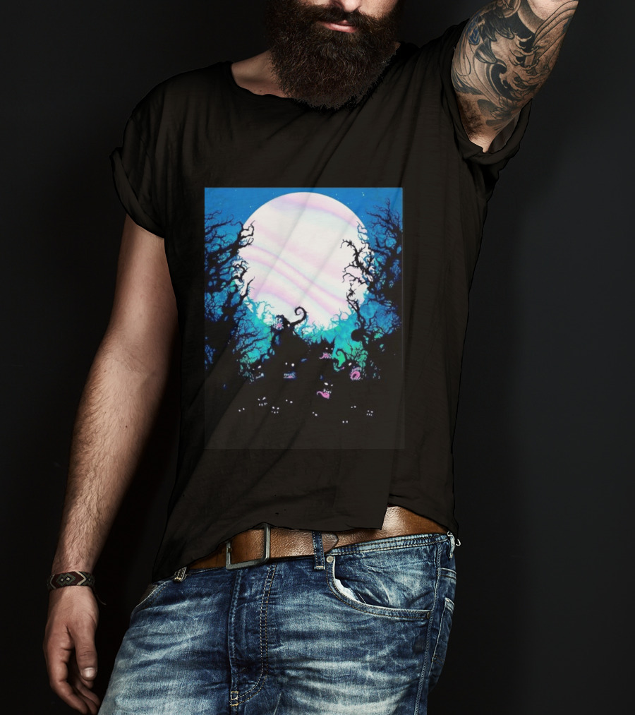 Gallows Orchestra Of Wolves Collection Full Moon Enchanted Forest Creatures T-Shirt