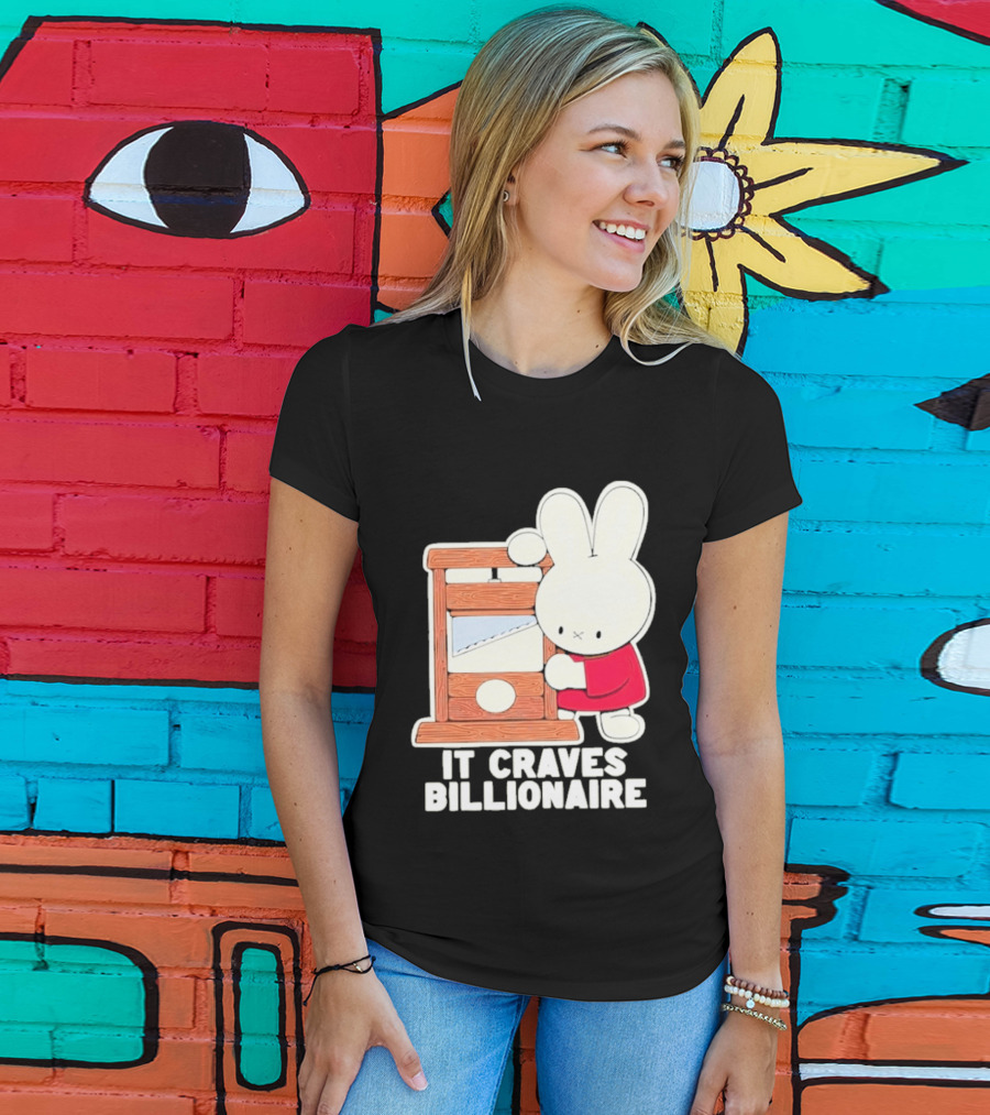 Villionaire Rabbit It Craves Billionaire Guillotine Red T-Shirt