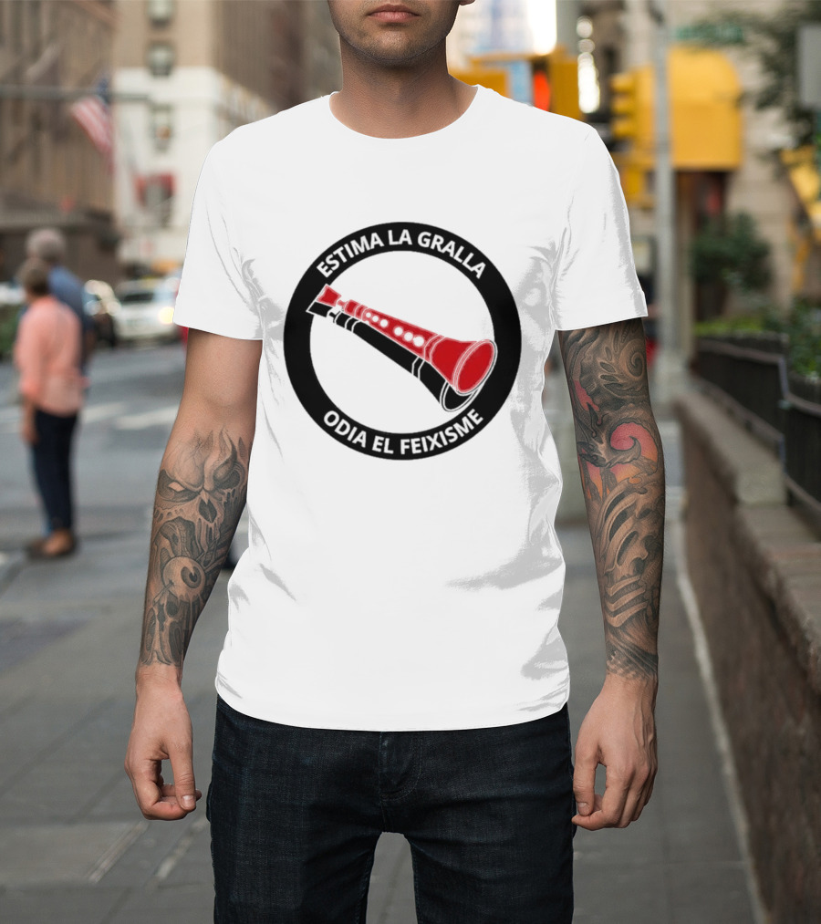 Estima La Gralla Odia El Feixisme Red Gralla T-Shirt