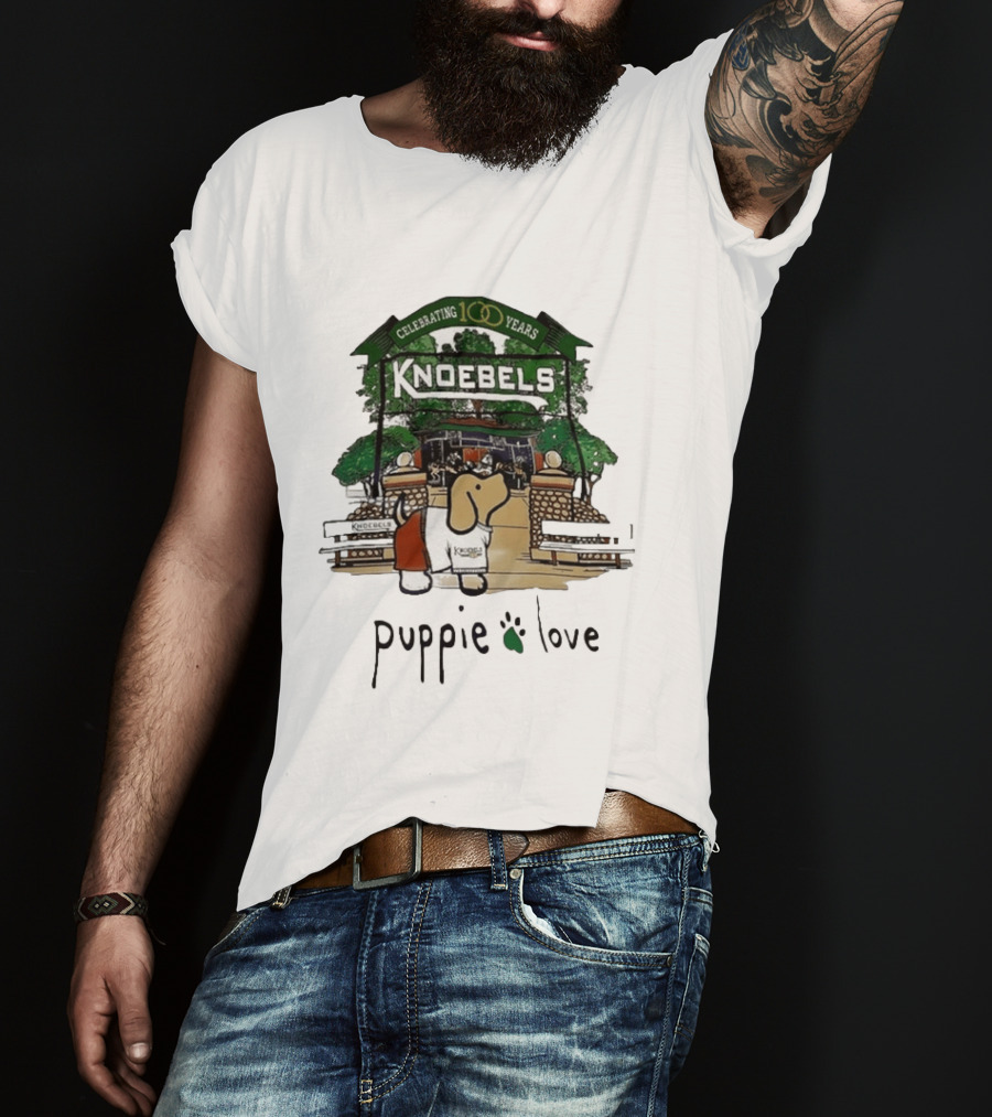Celebrating 100 Years Knoebels Puppie Love T-Shirt