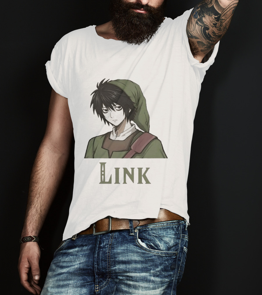 L Lawliet As Link The Legend Of Zelda T-Shirt