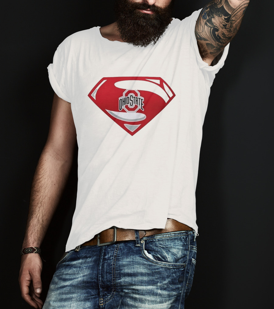 Ohio State Buckeyes Superman NCAA College Football T-Shirt