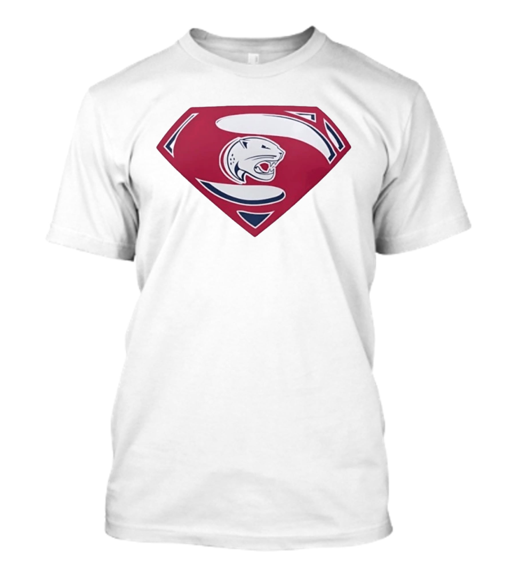 Panther S Emblem Superhero Sports Team Power T-Shirt