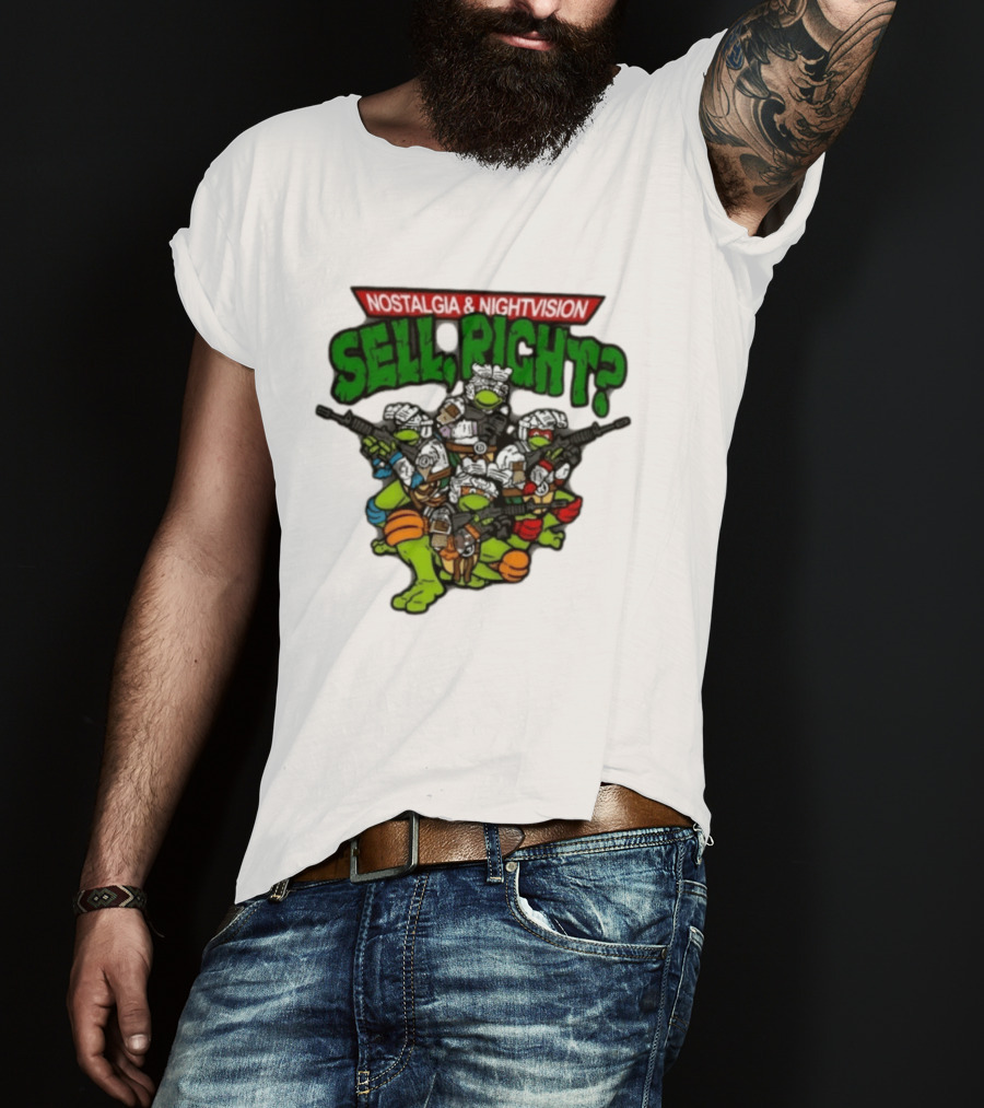 Nostalgia Nightvision TMNT Sell Right T-Shirt