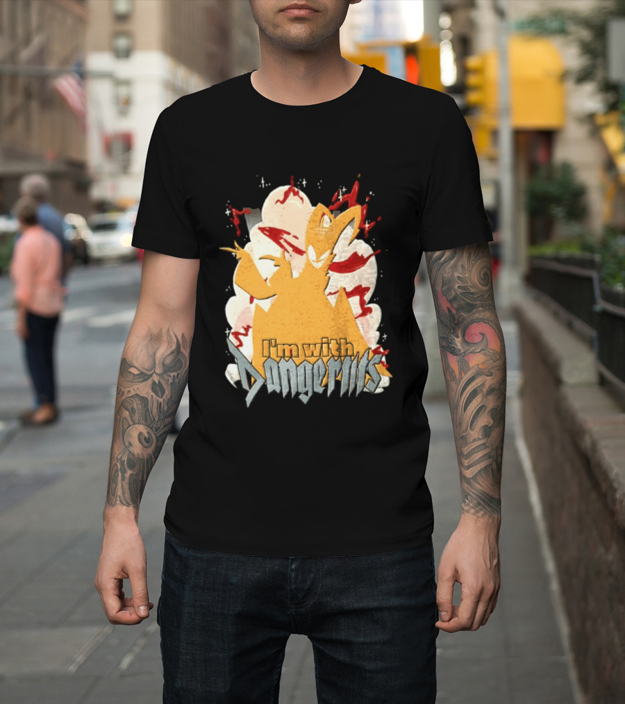 Adam Exorcist Hazbin Hotel I'm With Dangerous T-Shirt