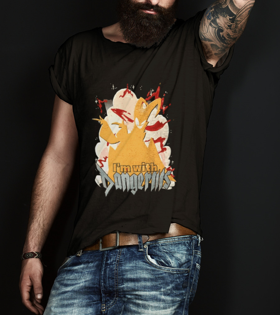 Adam Exorcist Hazbin Hotel I'm With Dangerous T-Shirt