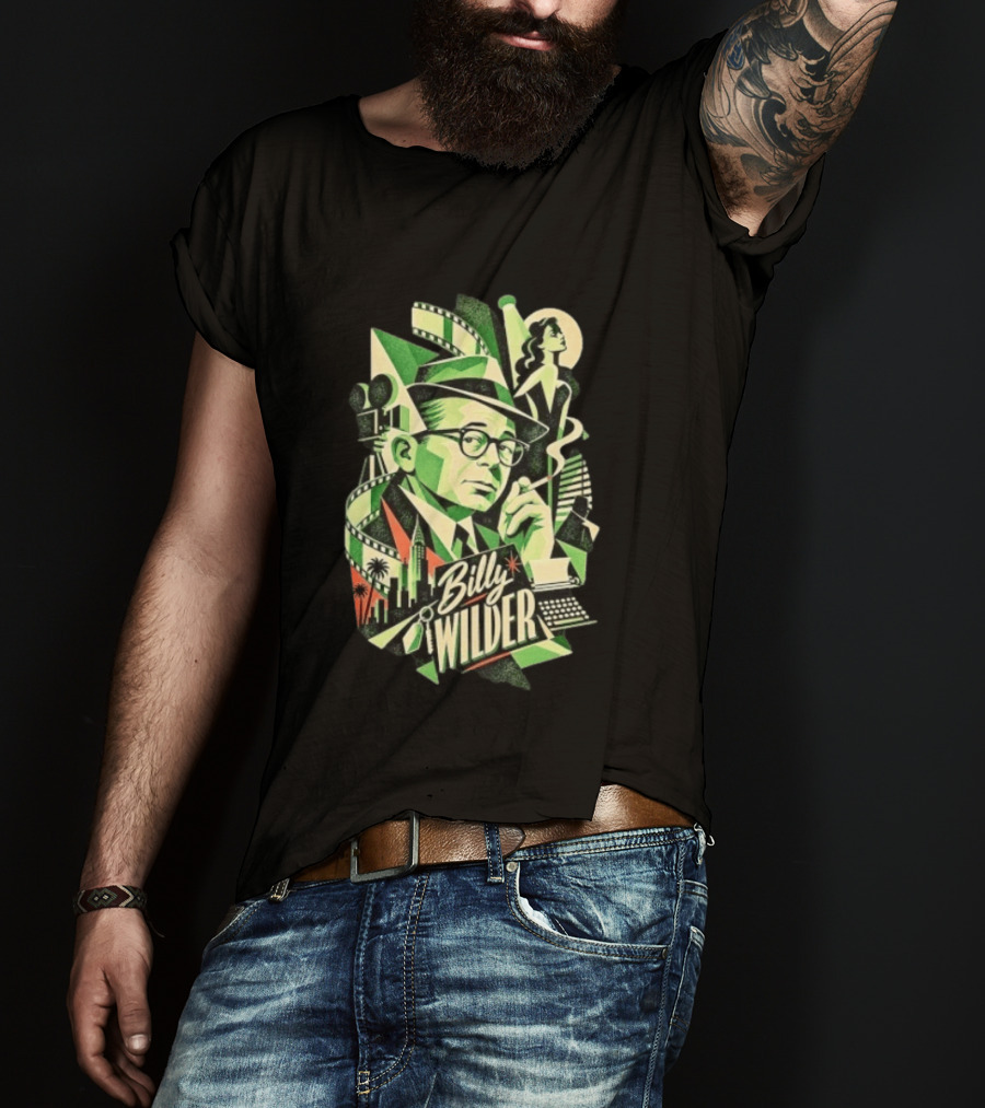 Billy Wilder Classic Hollywood Director Retro Film T-Shirt