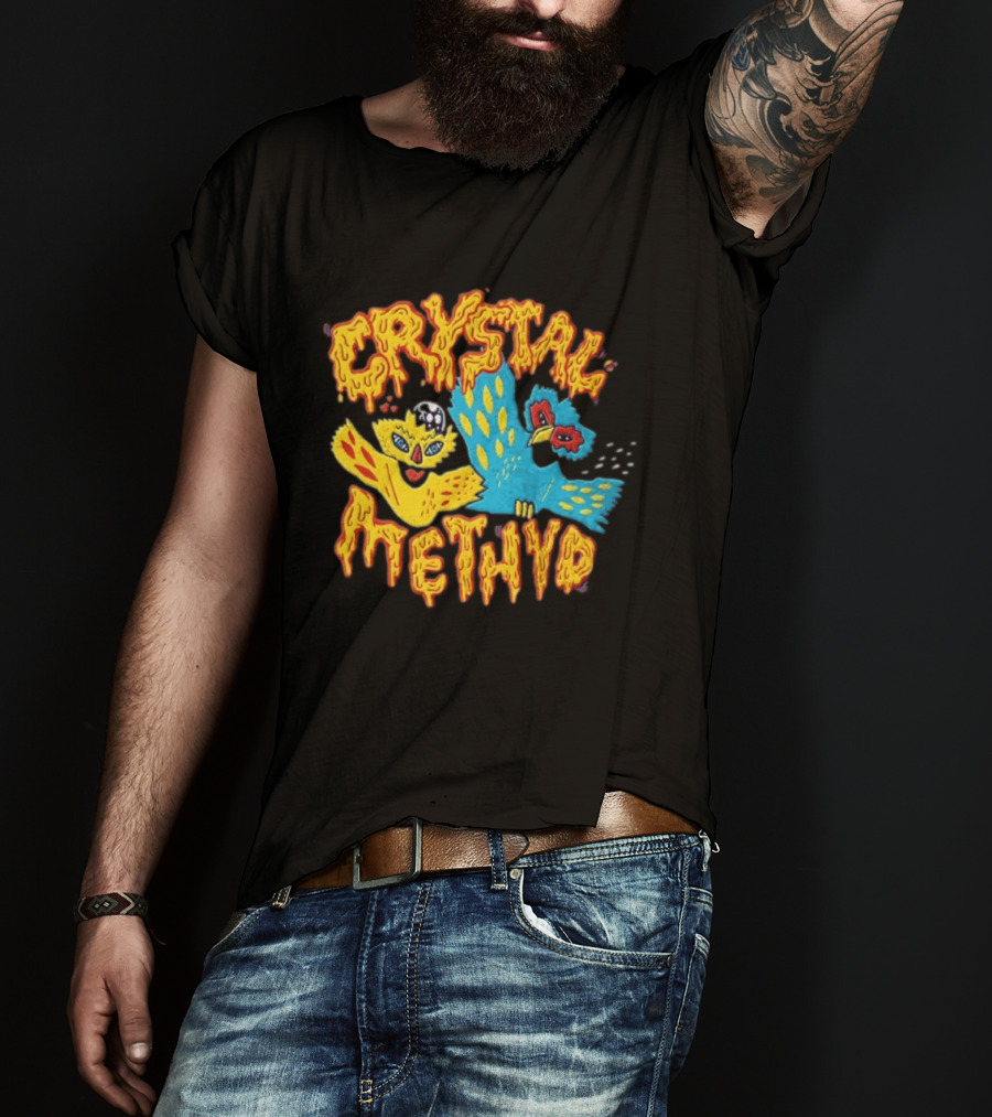 Crystal Methyd RuPaul Drag Race Bird Characters T-Shirt
