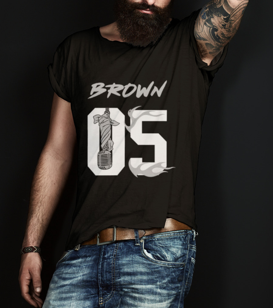 Las Vegas Raiders Chris Brown 2026 The R&R Tour 05 Flame T-Shirt