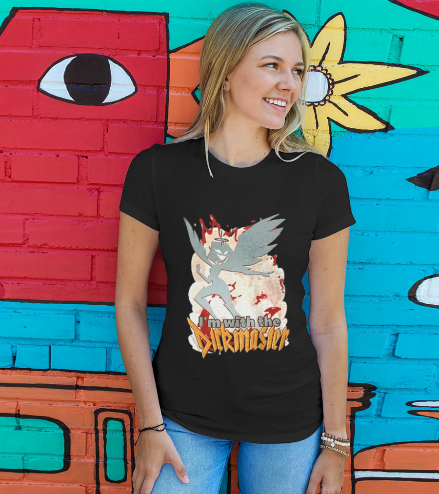 I'm With The Dickmaster Lute Hazbin Hotel Winged T-Shirt