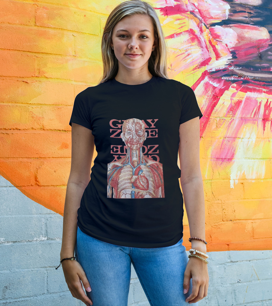 Gray Zone Anatomy Heart Illustration Adults Medical Revolutionize T-Shirt