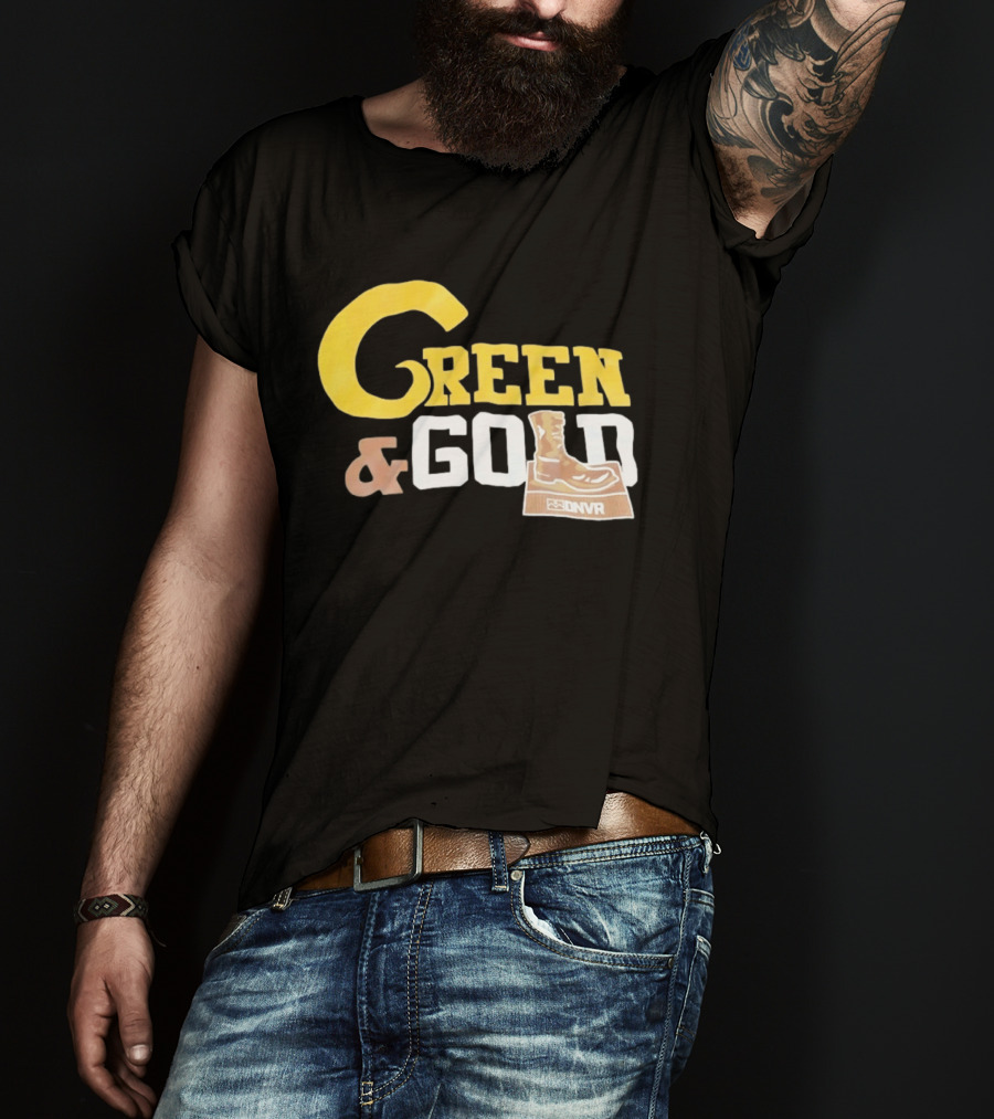 Green Gold Denver Boot Distressed DNVR T-Shirt