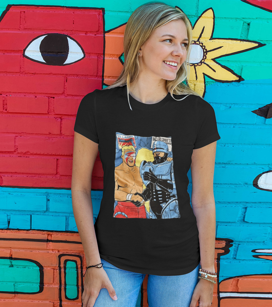 Ultimate Warrior TJ Lazer Robocop Capital Combat 90 T-Shirt