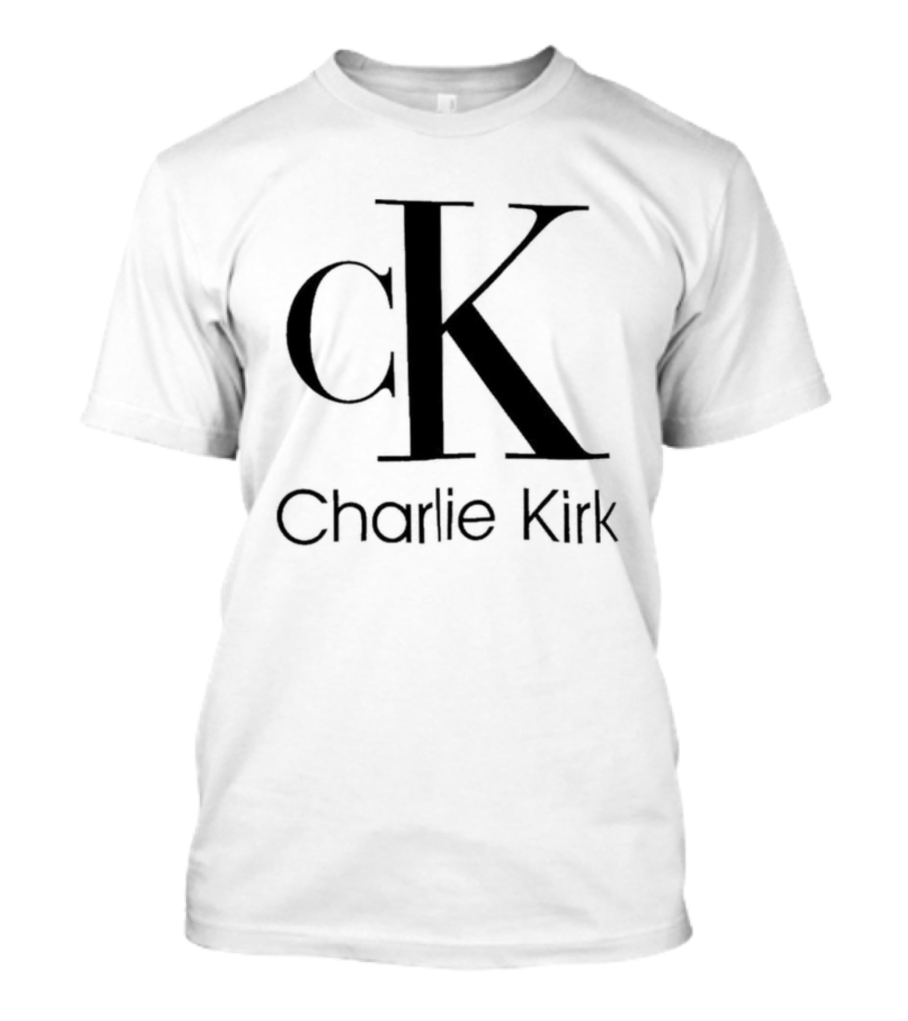 Charlie Kirk CK Bold Monogram T-Shirt