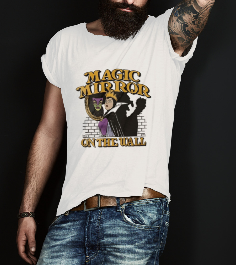 Magic Mirror On The Wall Evil Queen Old Hag Shadow T-Shirt