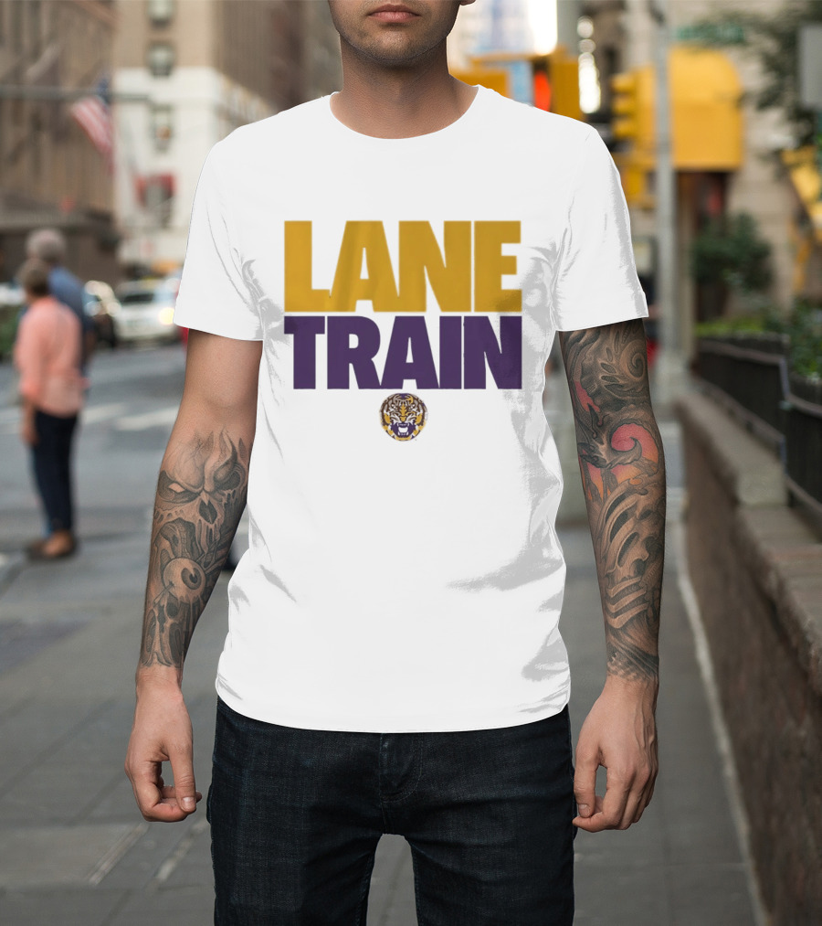 Lane Train LSU Tigers Football SEC Fan Gear T-Shirt