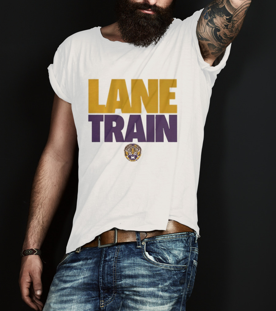 Lane Train LSU Tigers Football SEC Fan Gear T-Shirt