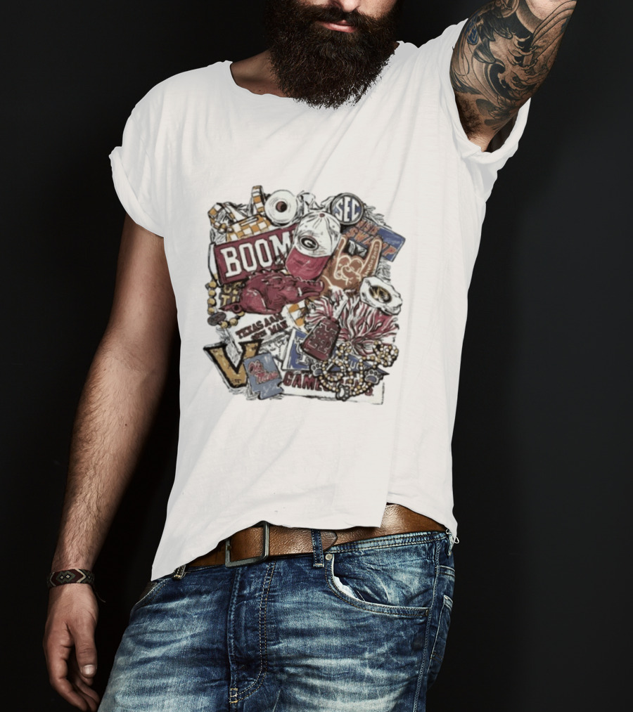 Mississippi State SEC Gameday It Just Means More Boom Tennessee Texas A&M Gators LSU Auburn T-Shirt