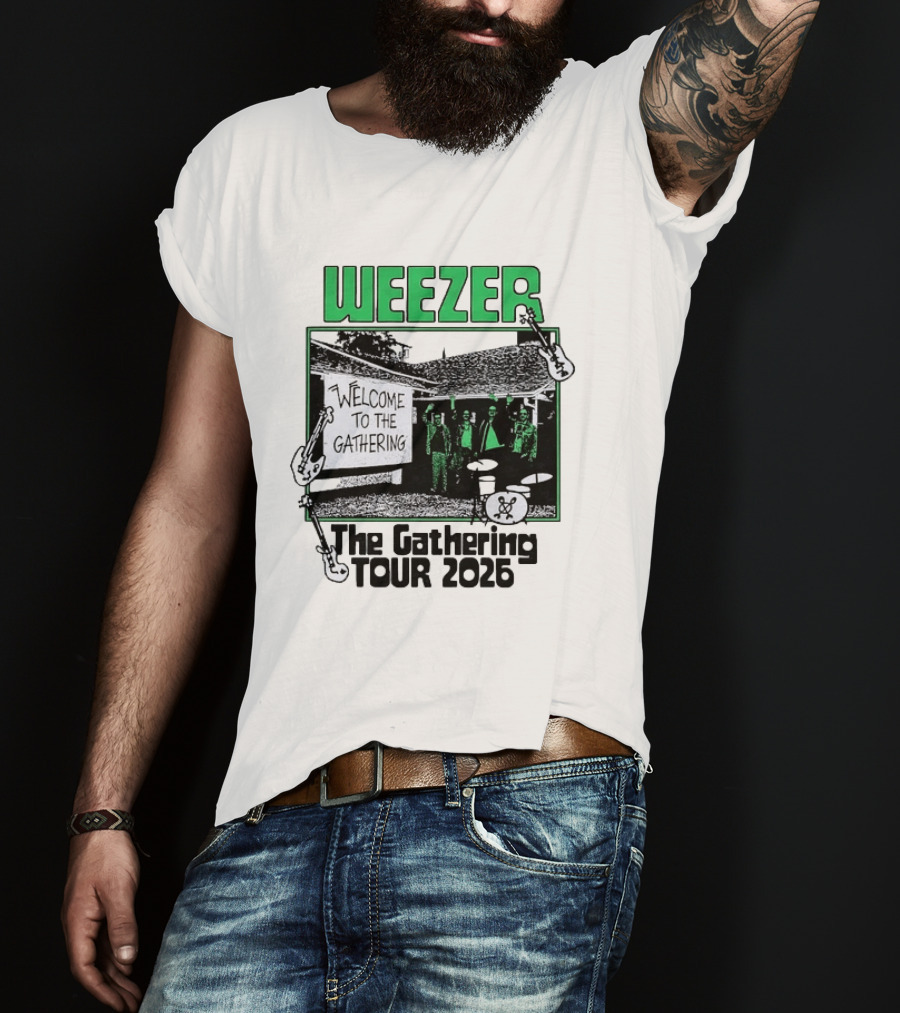 Weezer Welcome To The Gathering Tour 2026 T-Shirt