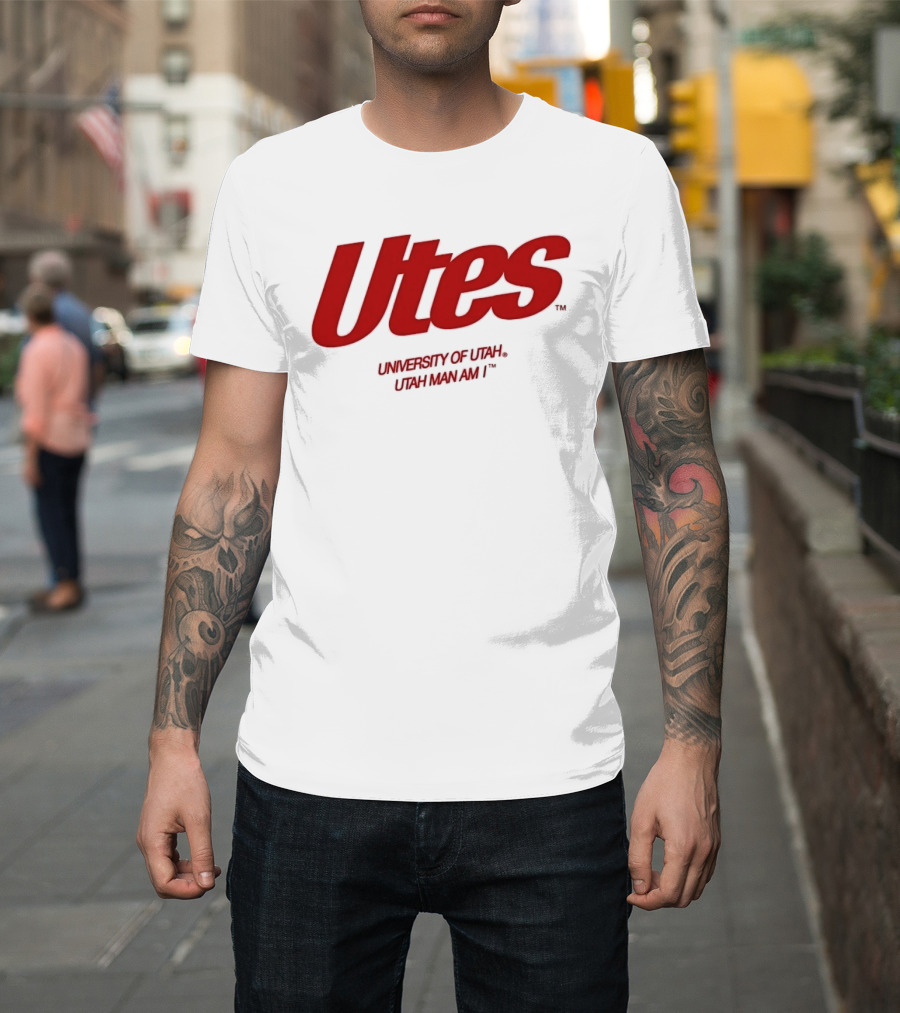 Utes University Of Utah Utah Man Am I NCAA T-Shirt