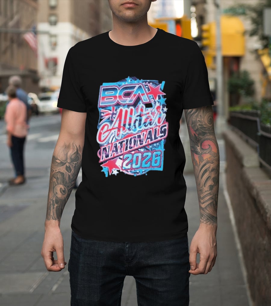 BCA Allstar Nationals 2026 Union Jack Stars T-Shirt