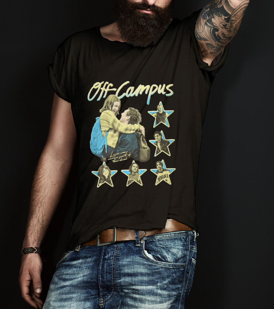 Off Campus Elle Kennedy Love Was Never Part Of The Deal Romance Book Characters T-Shirt