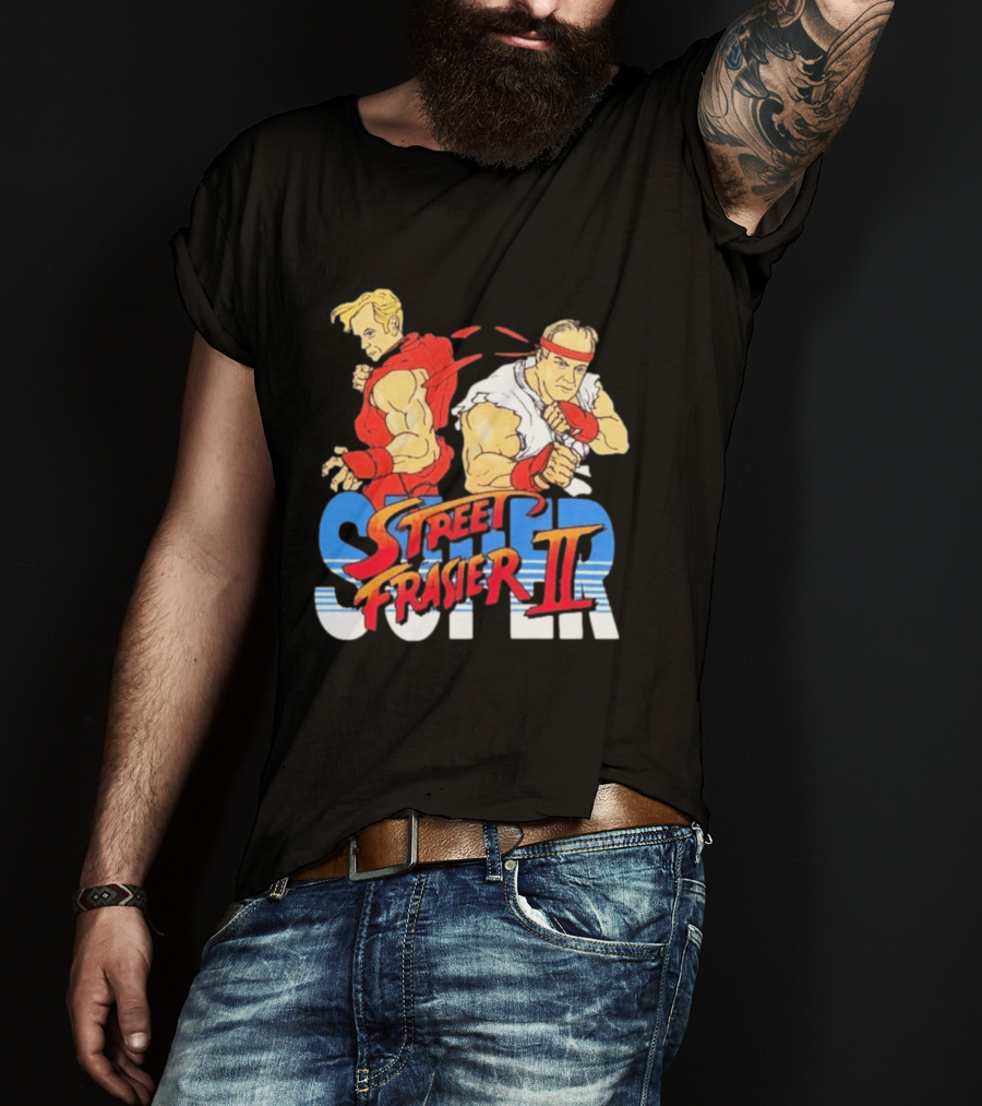Supper Street Frasier II Retro Fighter T-Shirt