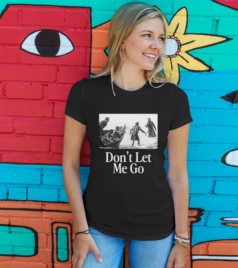 The Chosen Gifts Store Don't Let Me Go Crewneck Biblical Sea Scene T-Shirt
