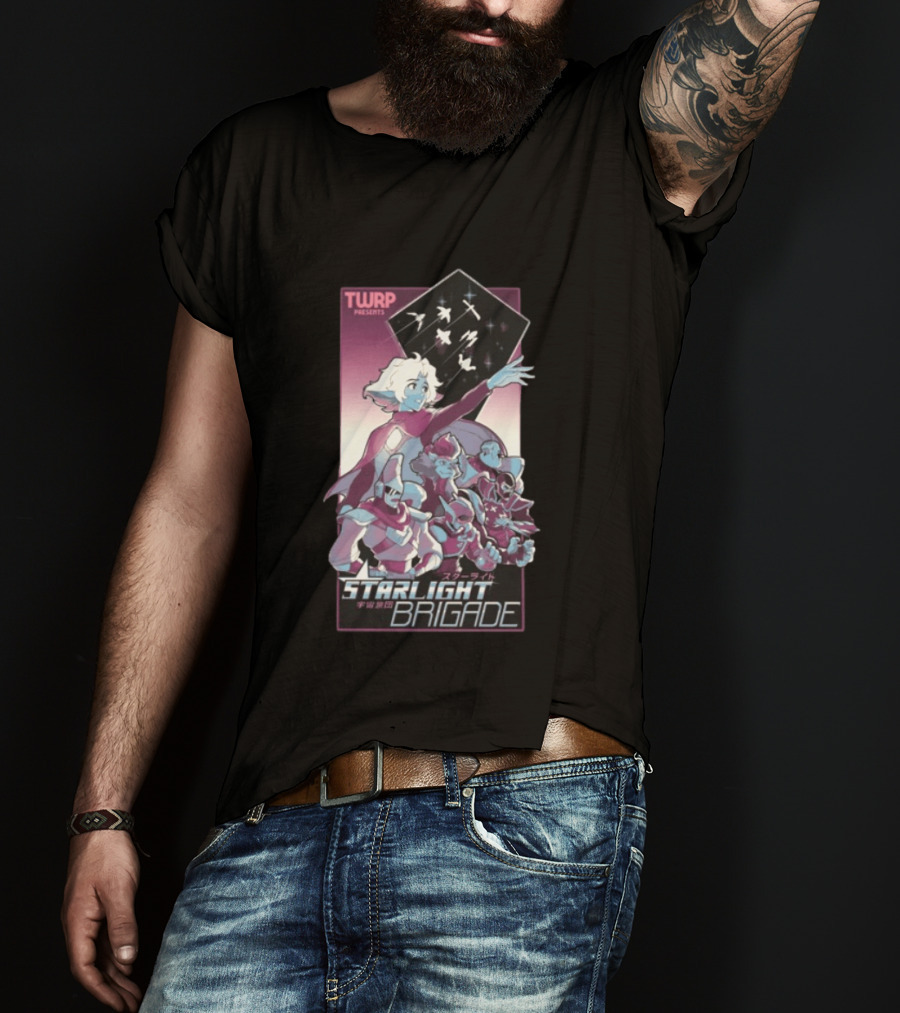 TWRP Presents Starlight Brigade Anime Style Longsleeve T-Shirt