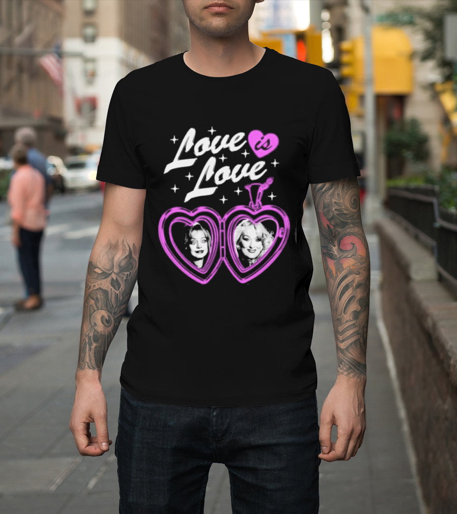 Love Is Love Madeline Helen Death Becomes Her Heart Portraits T-Shirt