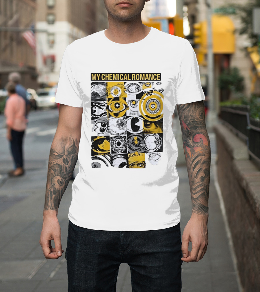 My Chemical Romance San Diego The Black Parade 2026 Petco Park Eye Collage T-Shirt