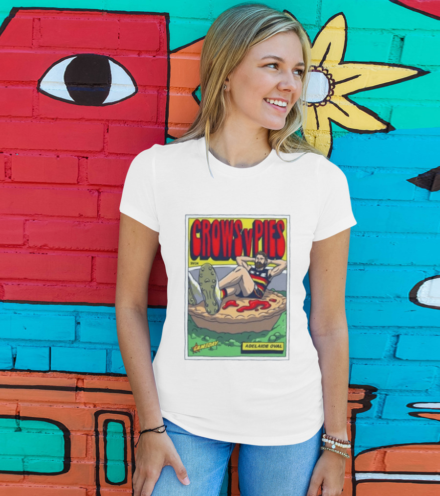 Crows V Pies Adelaide Oval Gameday 20/24 T-Shirt